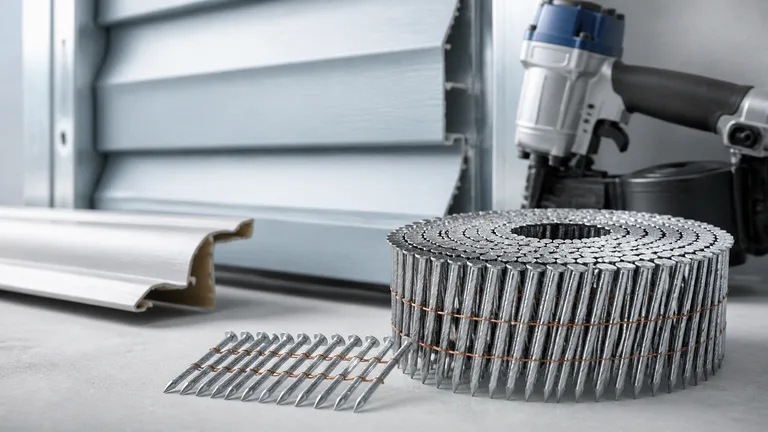 Collated Galvanized Coil Siding Nails for Exterior Cladding Procurement