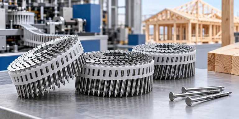 Plastic Sheet Coil Nails for European Industrial Supply Programs